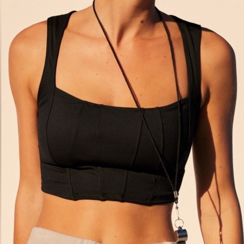 👯‍♀️FREE PEOPLE What a Feeling Bustier black